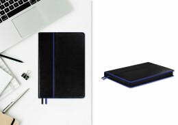 Escalada Ежедневник Alanis, недатированный, черный с синим