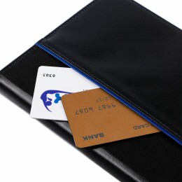 Escalada Ежедневник Alanis, недатированный, черный с синим