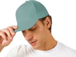 US Basic Бейсболка "Memphis" 5-ти панельная 165 гр, припылено-бирюзовый