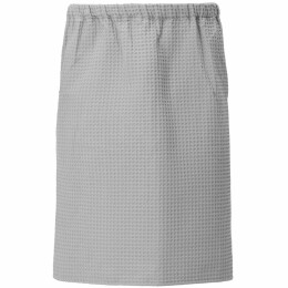 сделано в России Килт вафельный мужской Onsen, светло-серый, единый размер