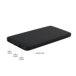 Разное Внешний аккумулятор Bplanner Power 1 ST, софт-тач, 5000 mAh (Черный)