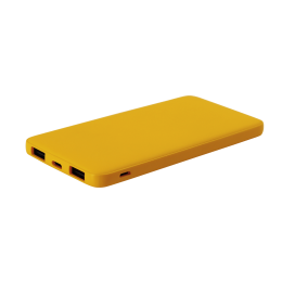 1 Внешний аккумулятор Bplanner Power 1 ST, софт-тач, 5000 mAh (Желтый)