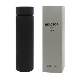 Разное Термос Reactor софт-тач с датчиком температуры (черный)