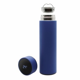 Разное Термос Reactor софт-тач с датчиком температуры (синий)