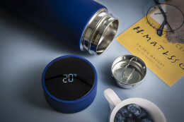 Разное Термос Reactor софт-тач с датчиком температуры (синий)