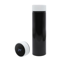 Разное Термос Reactor duo black с датчиком температуры (черный с белым)