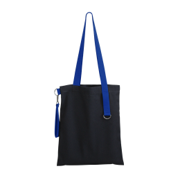 1 Шоппер Superbag black с ремувкой 4sb (чёрный с синим)