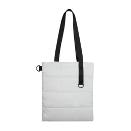 1 Шоппер Superbag Bubble, стёганый, без застёжки (белый с черным)