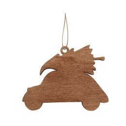 1 Ёлочная игрушка Машинка (синий)