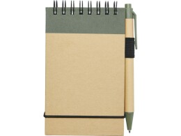 Разное Блокнот А7 "Zuse" с ручкой шариковой, зеленый яркий