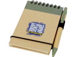 Разное Блокнот А7 "Zuse" с ручкой шариковой, зеленый яркий