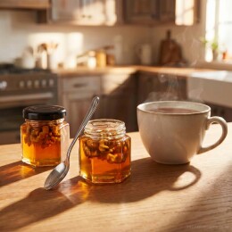 сделано в России Мед Bee To Bear Mini ver.2, с грецкими орехами