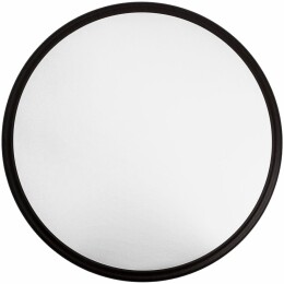 сделано в России Плакетка Plaque, круглая, венге с серебристой пластиной