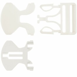 сделано в России Застежка-пряжка односторонняя Triden, белый