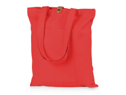 Разное Сумка Clip из хлопка 340 г/м2 с застежкой из экокожи, красный