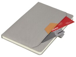 Lettertone Блокнот А5 из RPET "Harvey", 80 листов FSC бумага, серый