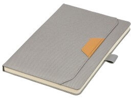 Lettertone Блокнот А5 из RPET "Harvey", 80 листов FSC бумага, серый