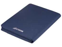 Lettertone Портфолио А4 из RPET на молнии "Harvey", 40 л FSC бумаги, синий