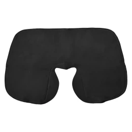 Happy gifts Подушка надувная дорожная WAY в футляре; черный; 43,5х27,5 см; твил; шелкография