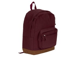 Разное Рюкзак Shammy с эко-замшей для ноутбука 15", бордовый