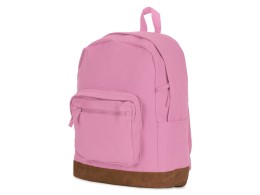 Разное Рюкзак Shammy с эко-замшей для ноутбука 15", пыльно-розовый
