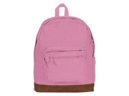 Разное Рюкзак Shammy с эко-замшей для ноутбука 15", пыльно-розовый