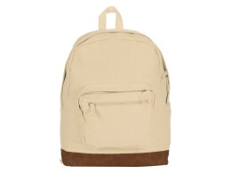 Разное Рюкзак Shammy с эко-замшей для ноутбука 15", молочный