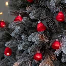 Разное Гирлянда Cosy Poms, красная