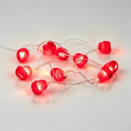 Разное Гирлянда Cosy Poms, красная