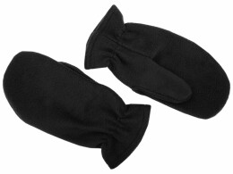 Molti Варежки Fleecy, черные