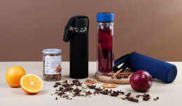 mid-oceangift Набор подарочный "Pleasure": термос "Остин", специи синий