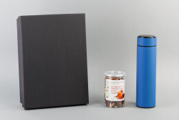 mid-oceangift Набор подарочный "Pleasure": термос "Бостон next", специи синий