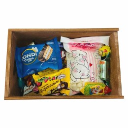 сделано в России Набор Candyland в деревянном ящике