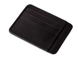 Разное Картхолдер кожаный для автодокументов, черный