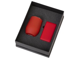 Разное Подарочный набор с термокружкой и повербанком С1, 5000 mAh, красный