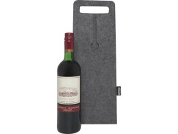 Разное Felta Мешок для вина из переработанного фетра, сертифицированного согласно GRS, емкостью 75 мл - средне-серый