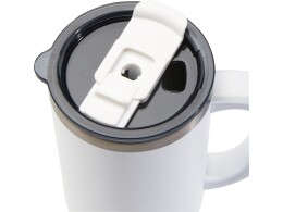 Разное Sydney медная кружка с двойными стенками, сертифицированная согласно RCS, с вакуумной изоляцией и соломинкой, 1200 мл - Белый