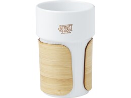Разное Fika стакан 340 мл с бамбуковым чехлом - Белый