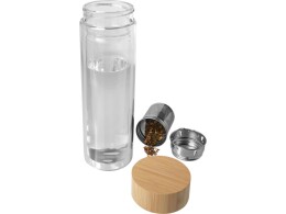 Разное Bailey бутылка с емкостью для заваривания из борсиликатного стекла емкостью 400 мл с бамбуковой крышкой - прозрачный