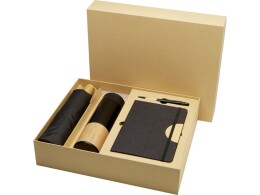 Разное Carmen подарочный набор из блокнота формата А5 в твердой обложке и шариковой ручки - сплошной черный