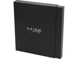 Luxe Legato блокнот формата А5 с набором из шариковой ручки и ручки-роллера - Коричневый