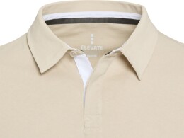 Elevate Clyde толстовка-поло унисекс для регби - Oatmeal