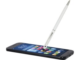 Разное Шариковая ручка Ore алюминиевая со стилусом - Белый