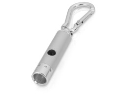 Разное Брелок-фонарик "Карабин", серебристый (Р)