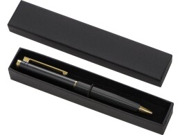 Lettertone Шариковая металлическая ручка с золотистым слоем "Monarch Gold", черная