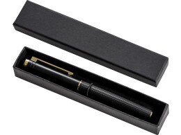 Lettertone Металлическая ручка-роллер с золотистым слоем "Monarch Gold", черная