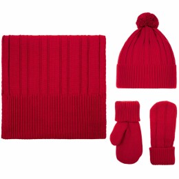 teplo Шапка Knit Beat, красная