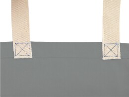 Разное Сумка Donny из хлопка с донной складкой и парусиновыми ручками, серый