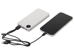 Evolt Внешний аккумулятор с дисплеем «Mild», 10 000 mAh, белый