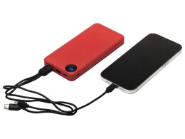 Evolt Внешний аккумулятор с дисплеем «Mild», 10 000 mAh, красный